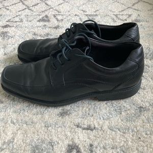 Rockport Black Leather Dress Shoes Size 14